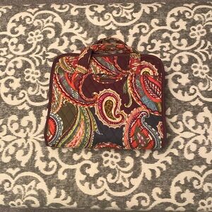 Vera Bradley hanging cosmetic organizer.
